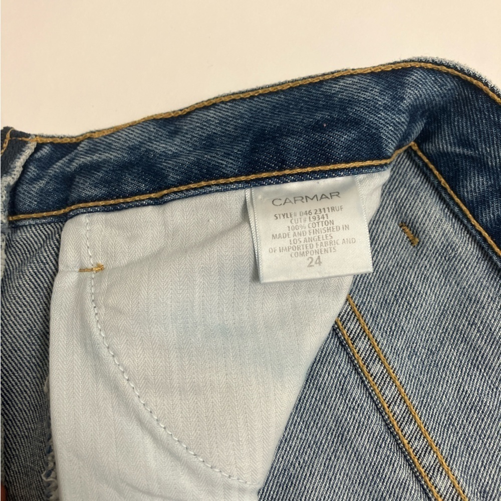 CARMAR zip up denim mini - Picture 2 of 4